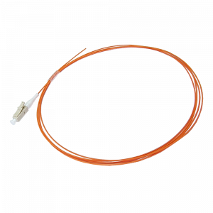 LANMASTER LC optical pigtail, PC, multi-mode 50.0/125 μm, 1.5 m
